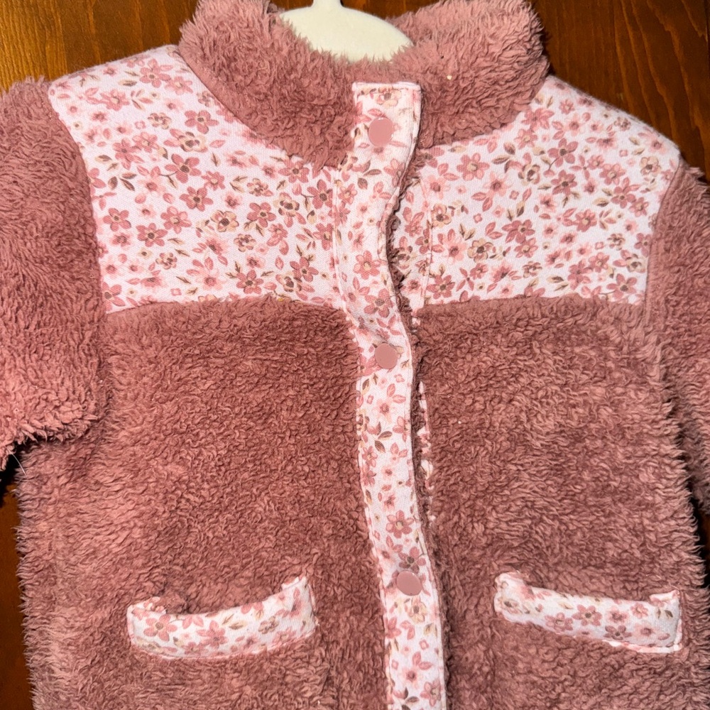 Floral Pink Kids Jacket